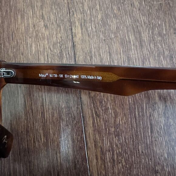 Maui Jim MJ739-02B Heliconia Sunglasses Brown Tortoise Square Frames 53 21 140 main image 11